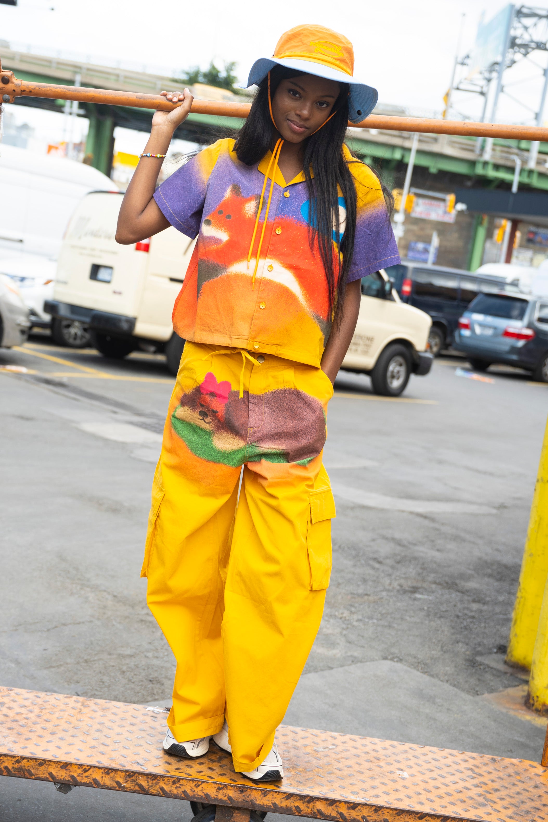 Sunset Fox Shirt and Pants Set