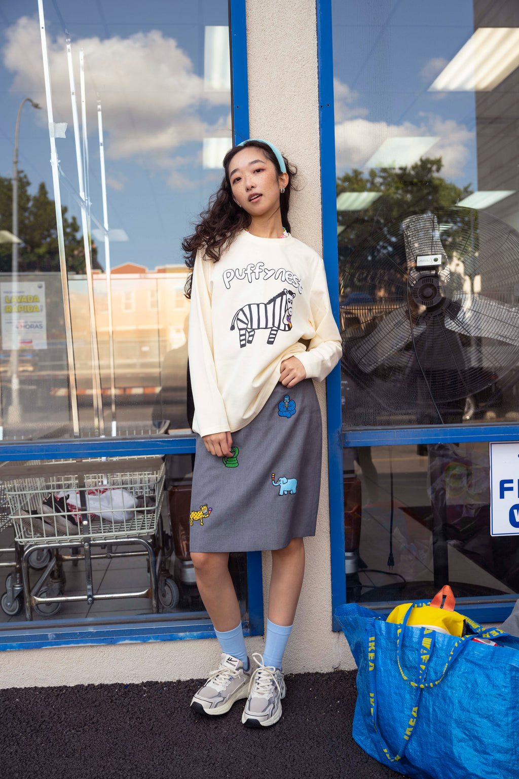 Foam Print Illustrated Long-Sleeve Base Layer Top