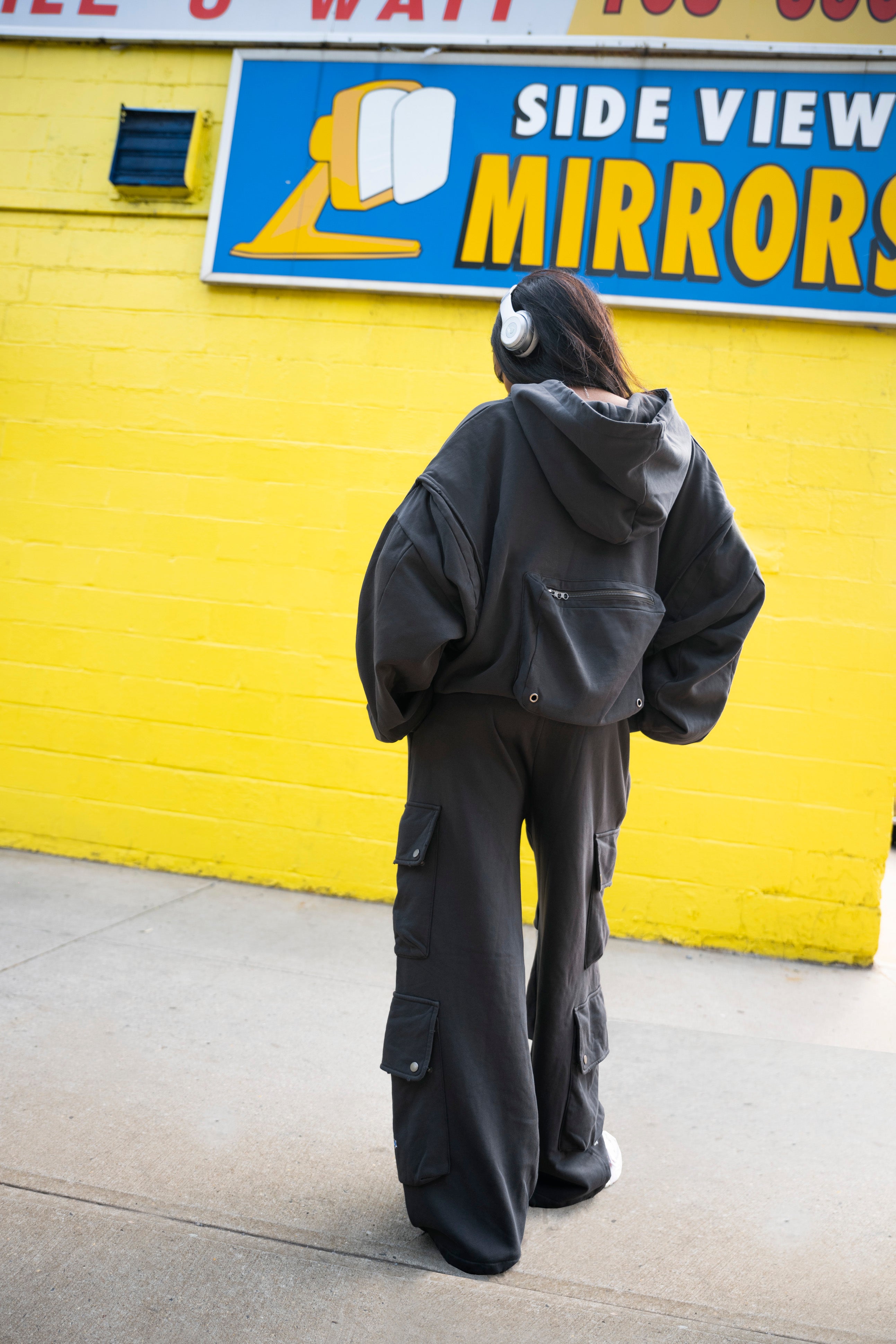 Sticker Print Utility Pants