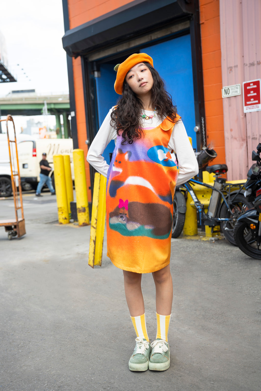 Fox Sleeveless Dress
