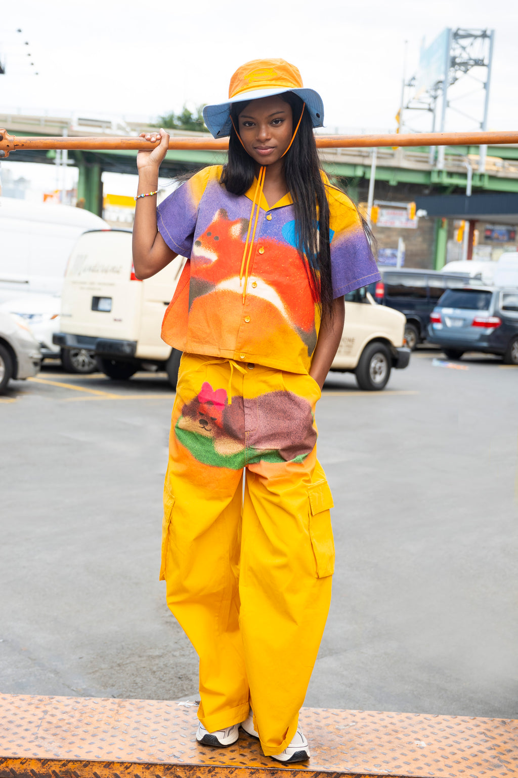Sunset Fox Shirt and Pants Set