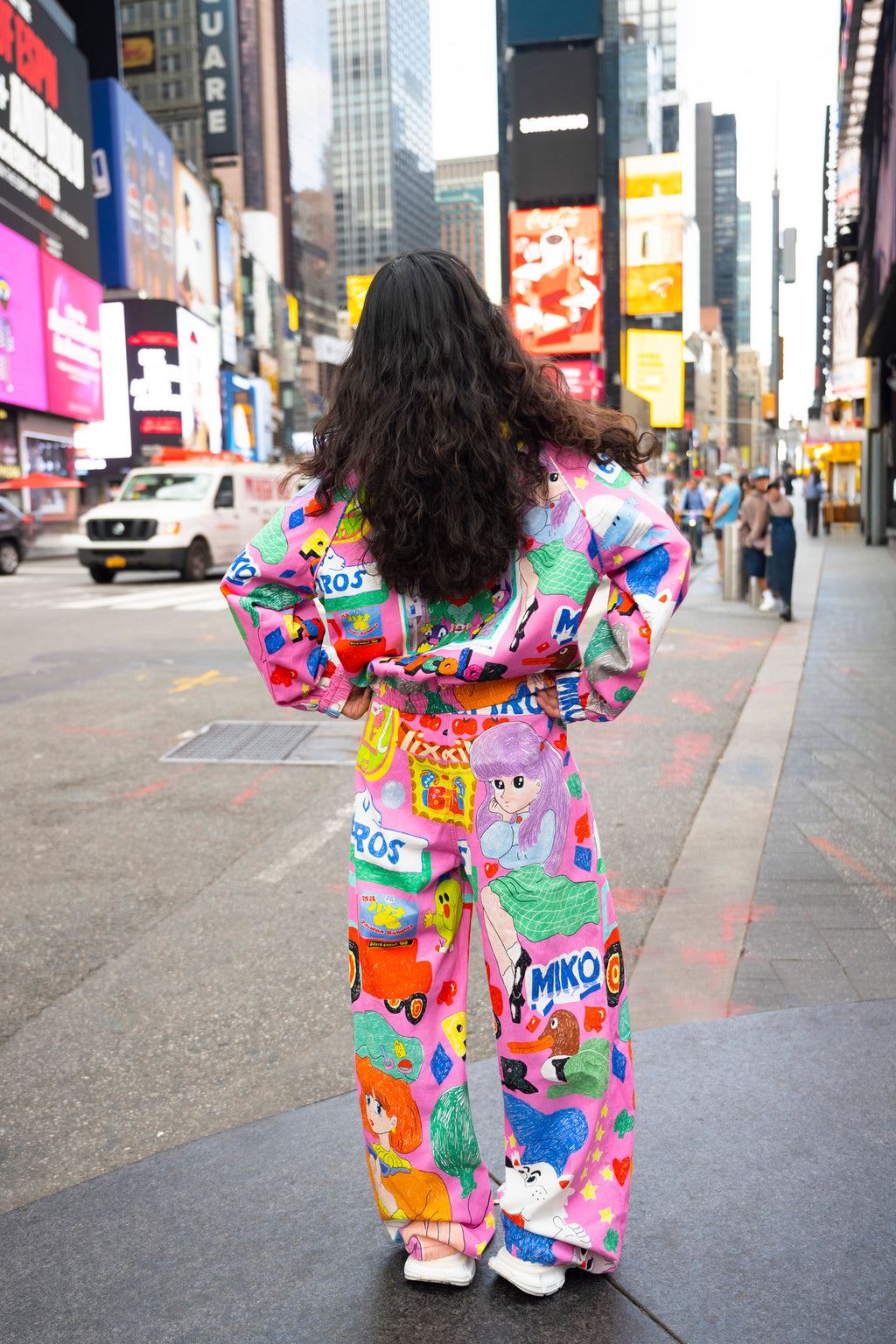 Graffiti Illustration Casual Pants